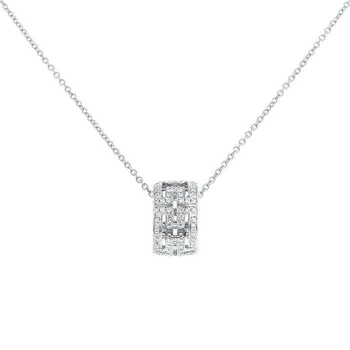 [kincade]PARENTESI NECKLACE SILVER DIAMOND