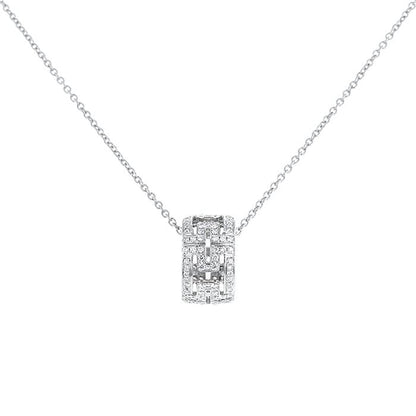 [kincade]PARENTESI NECKLACE SILVER DIAMOND