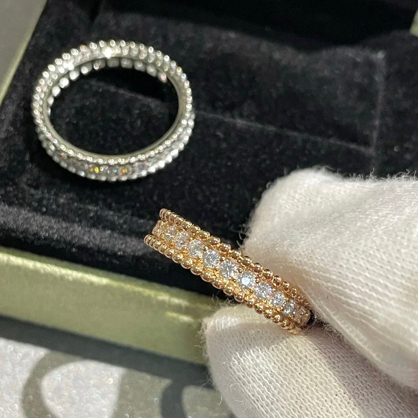 [kincade]PERLEE DIAMOND ROSE GOLD RING