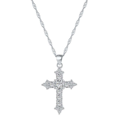 [kincade]Delicate Cross Shape Necklace