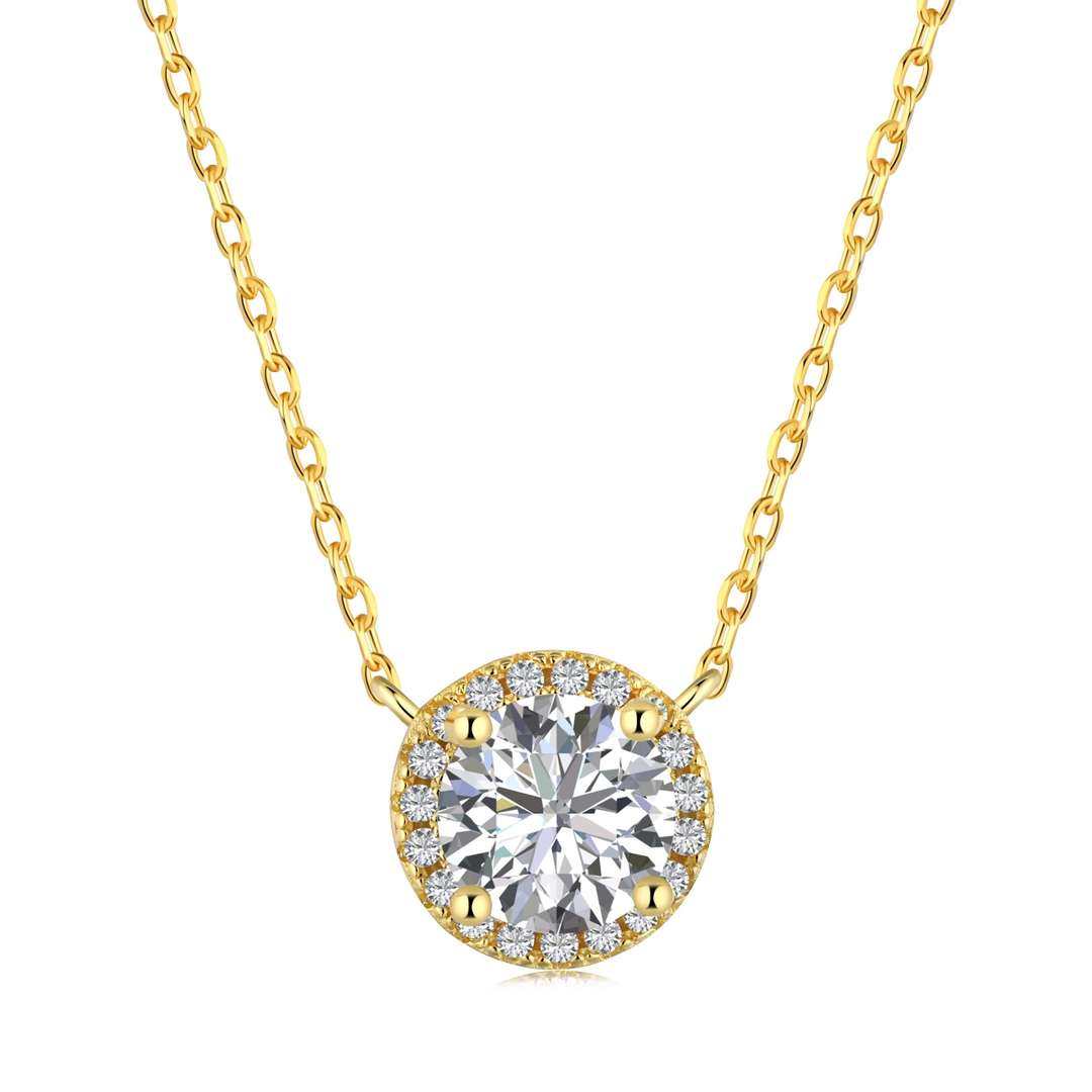 [kincade]Luxurious Round Cut Necklace