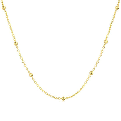 [kincade]Small Bead Clavicle Chain Simple Necklace