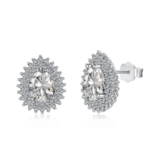 [kincade]Delicate Gorgeous Pear Cut Daily Earrings