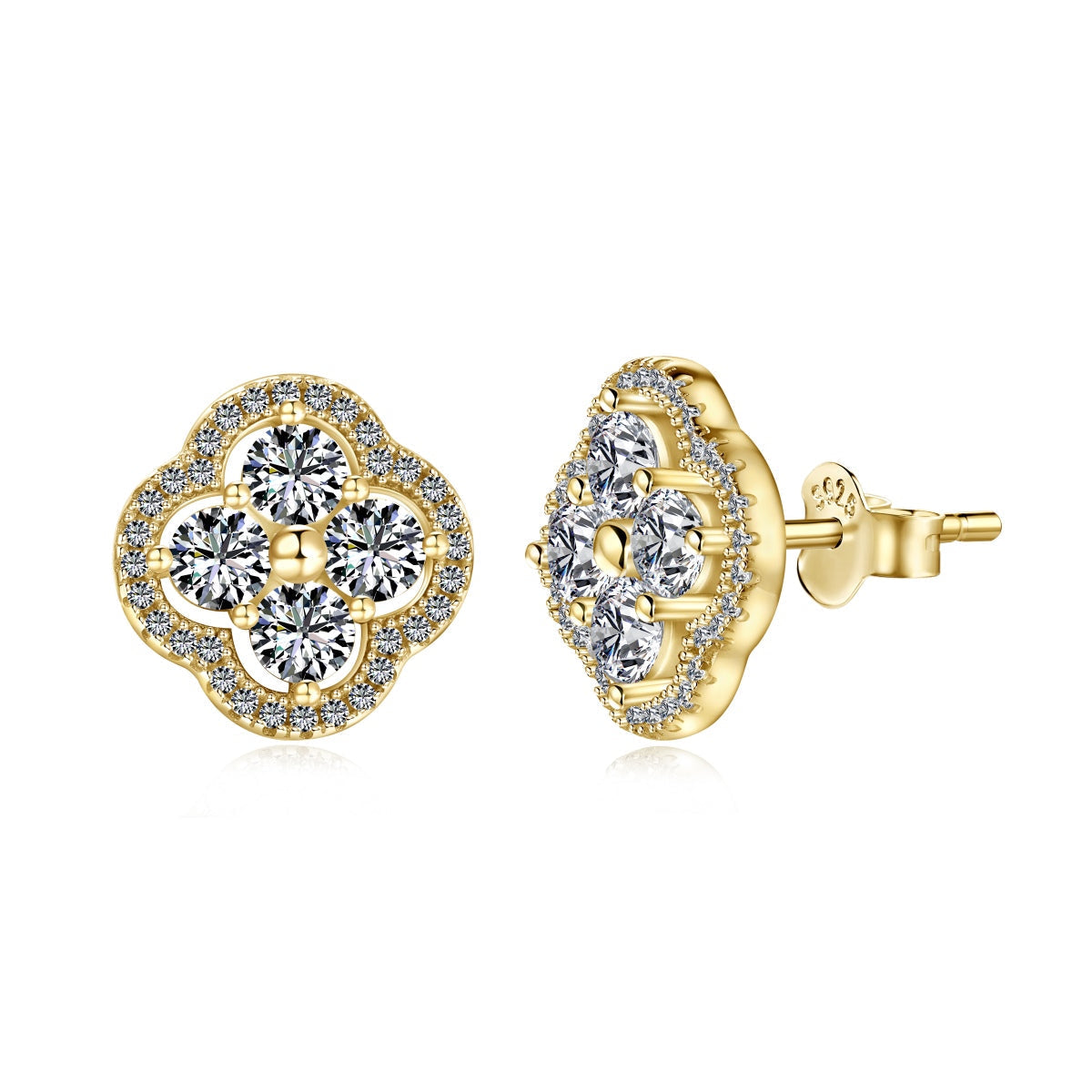 [kincade]Four-Leaf Clover Exquisite Earrings