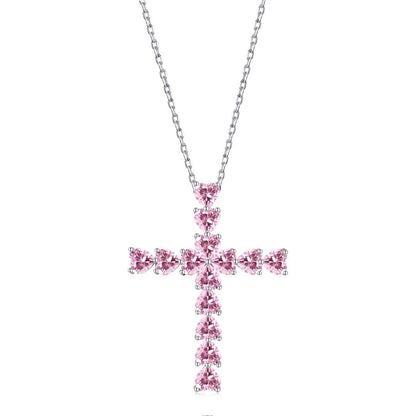 [kincade]Radiant Cross Shape Necklace