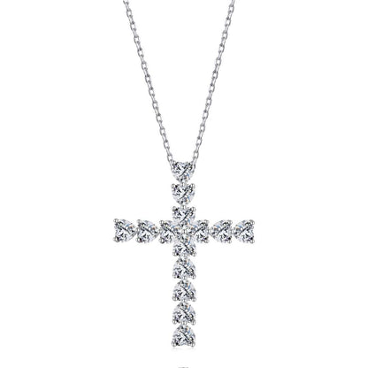 [kincade]Radiant Cross Shape Necklace