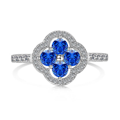 [kincade]Four Leaf Clover Flower Design Ring