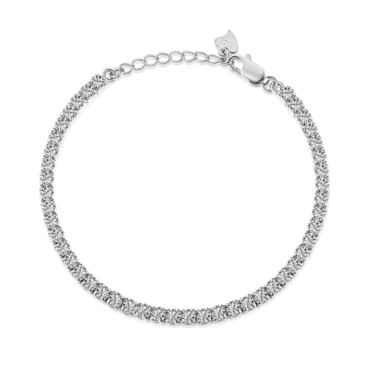 [kincade]Sparkling Round Cut Daily Bracelet