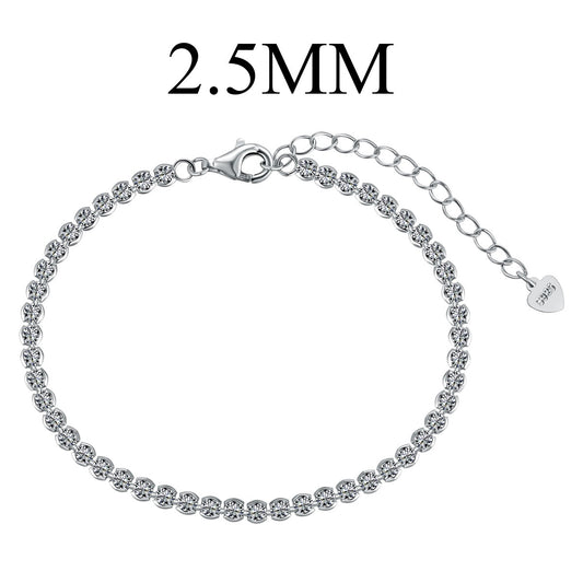 [kincade]Dazzling Sparkling Round Cut Daily Bracelet