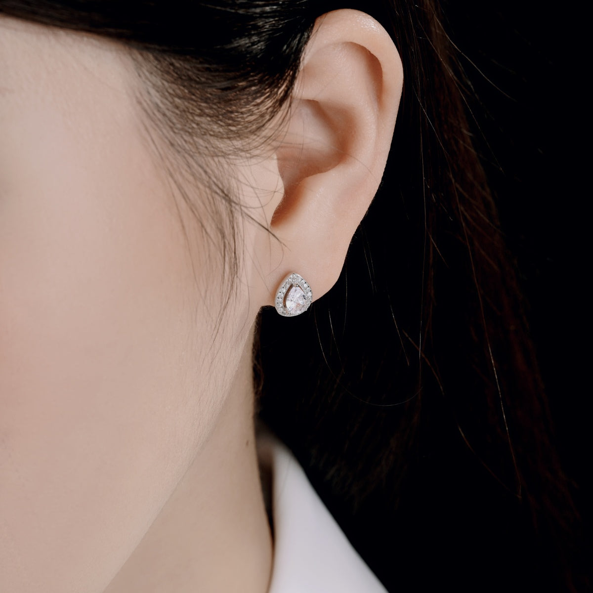 [kincade]Luxurious Water Drop Shape Earrings