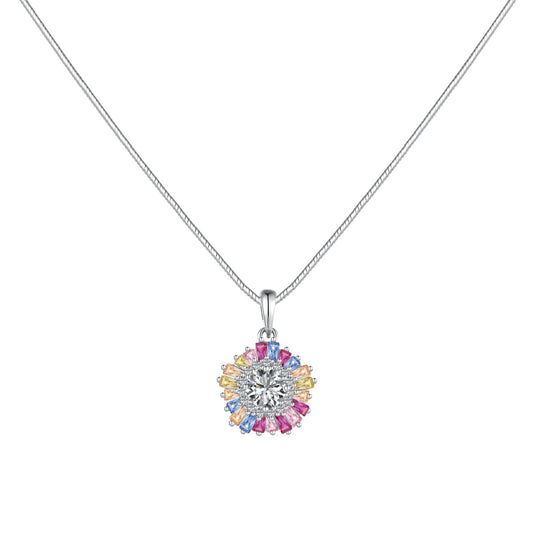 [kincade]Charming Flower Colorful Necklace