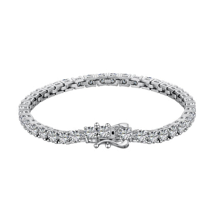 [LUXE]Luxurious Ornate Round Cut Tennis Bracelet