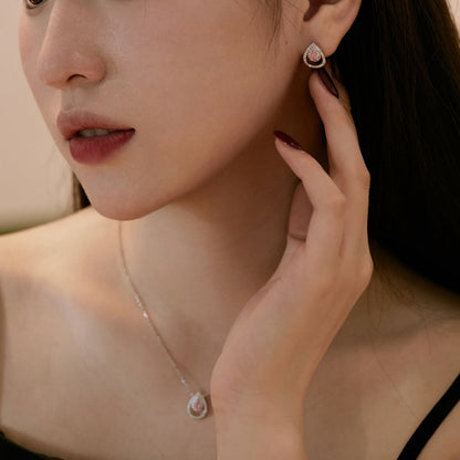 [kincade]Sparkling Delicate Water Drop Shape Daily Earrings