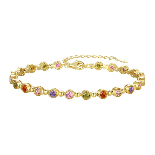 [kincade]Sparkling Exquisite Round Cut Party Bracelet