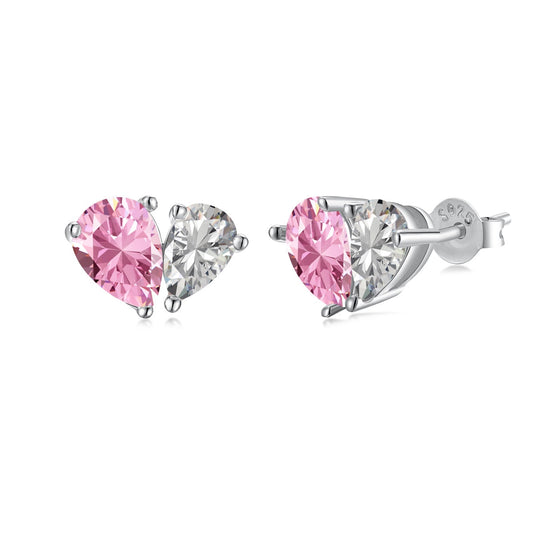 [kincade]Dazzling Elegant Heart Cut Lover Earrings