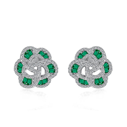 [kincade]Exquisite Flower Shape Daily Earrings