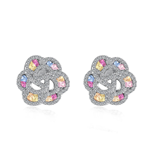 [kincade]Exquisite Flower Shape Daily Earrings