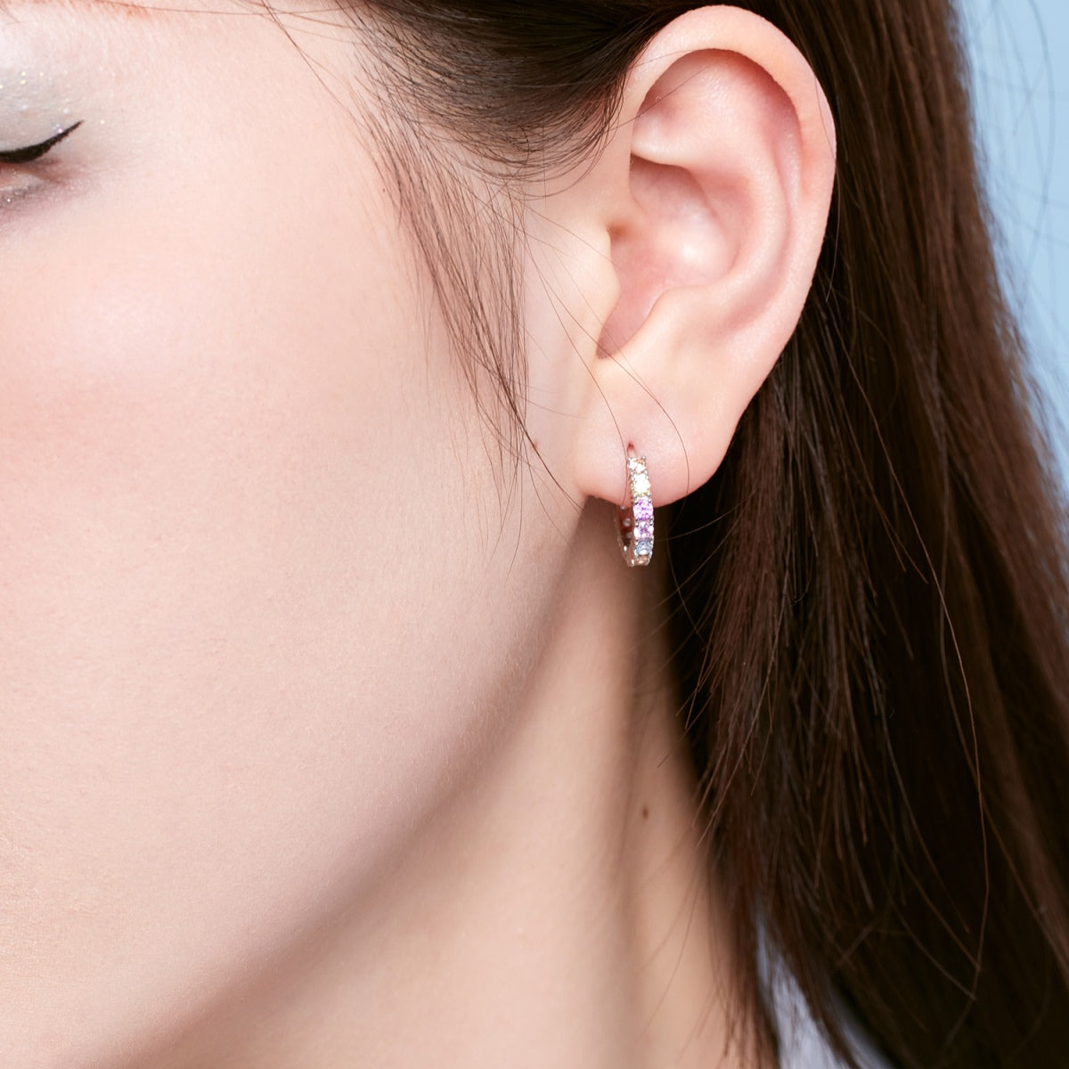 [kincade]Radiant Colorful Round Cut Earrings