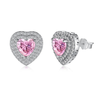 [kincade]Dazzling Heart Shape Lover Earrings