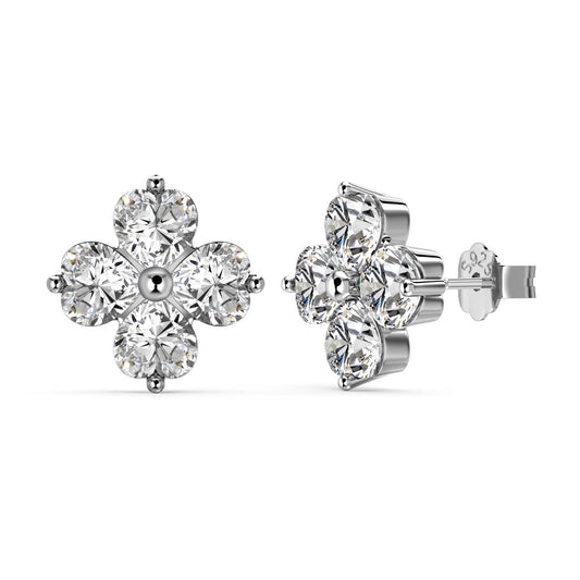 [kincade]Four-Leaf Clover Ball Earrings