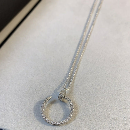 [kincade]JUSTE NECKLACE SILVER DIAMONDS