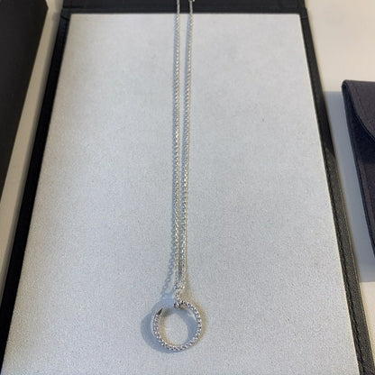 [kincade]JUSTE NECKLACE SILVER DIAMONDS