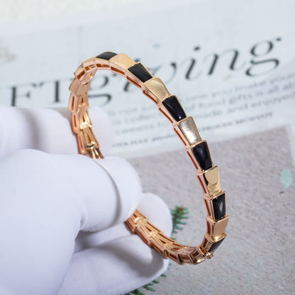 [kincade]SERPENTI BRACELET PINK GOLD ONYX