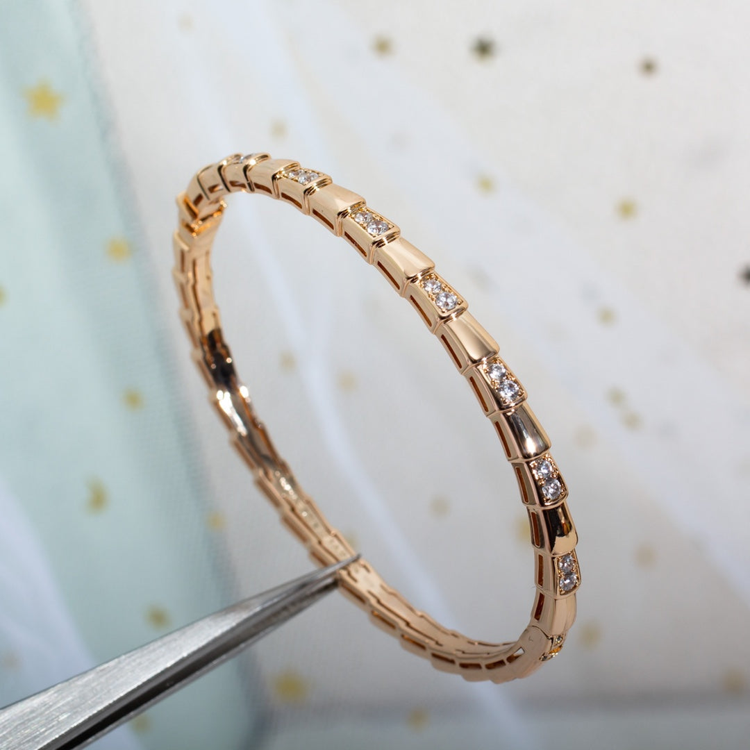 [kincade]SERPENTI SMALL BRACELET PINK GOLD DIAMOND