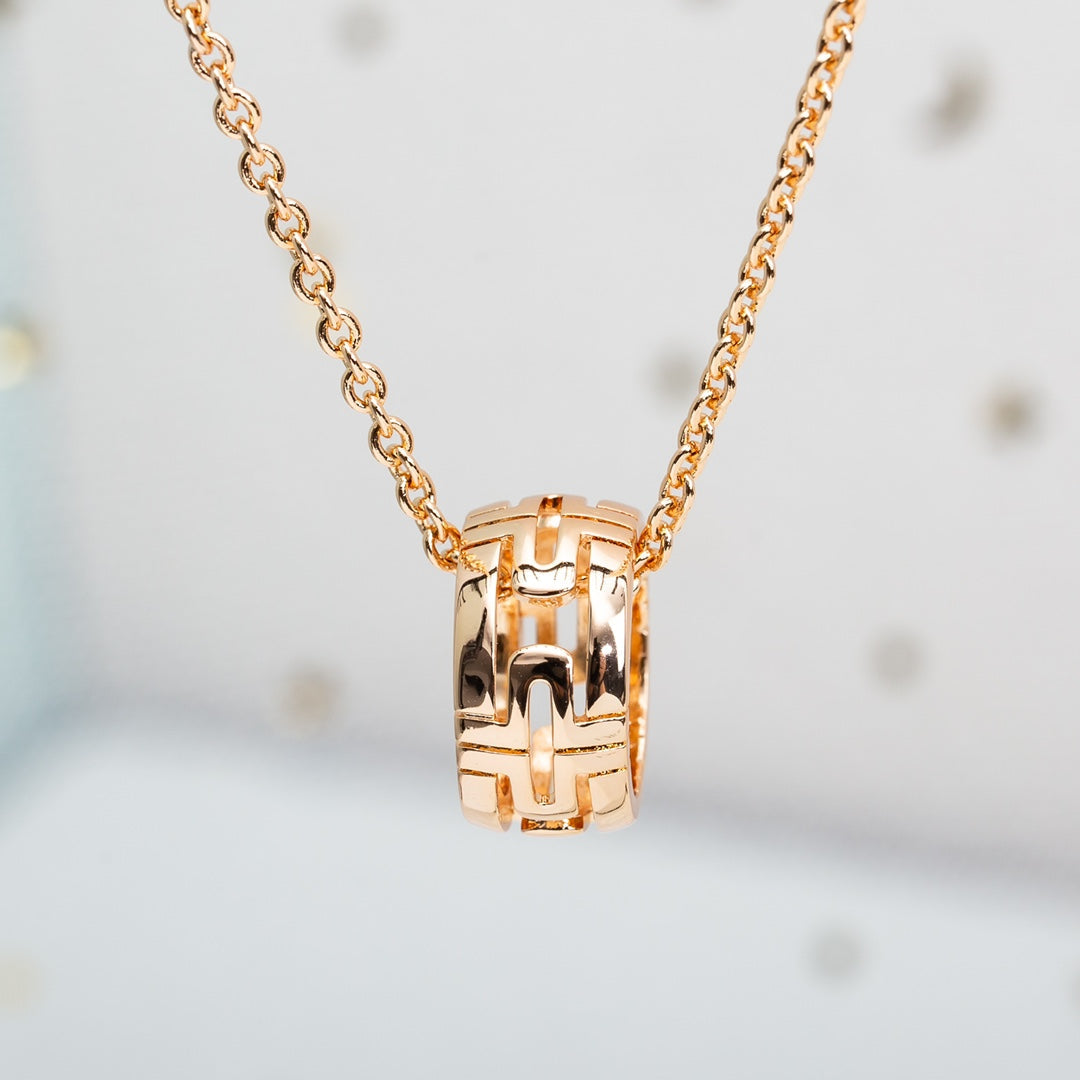 [kincade]PARENTESI NECKLACE PINK GOLD