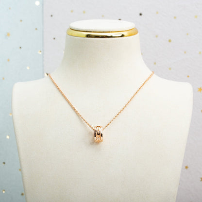 [kincade]PARENTESI NECKLACE PINK GOLD