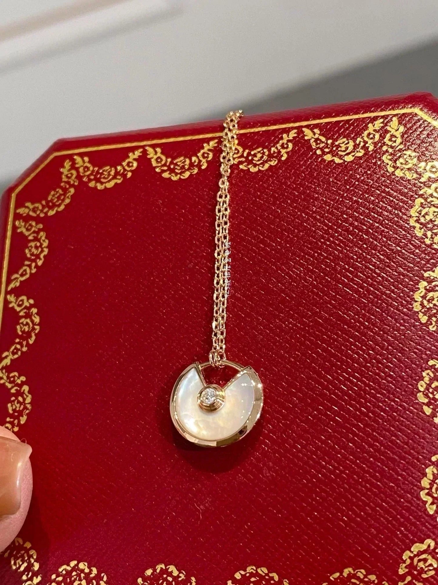 [kincade]AMULETTE ROSE GOLD MOP NECKLACE