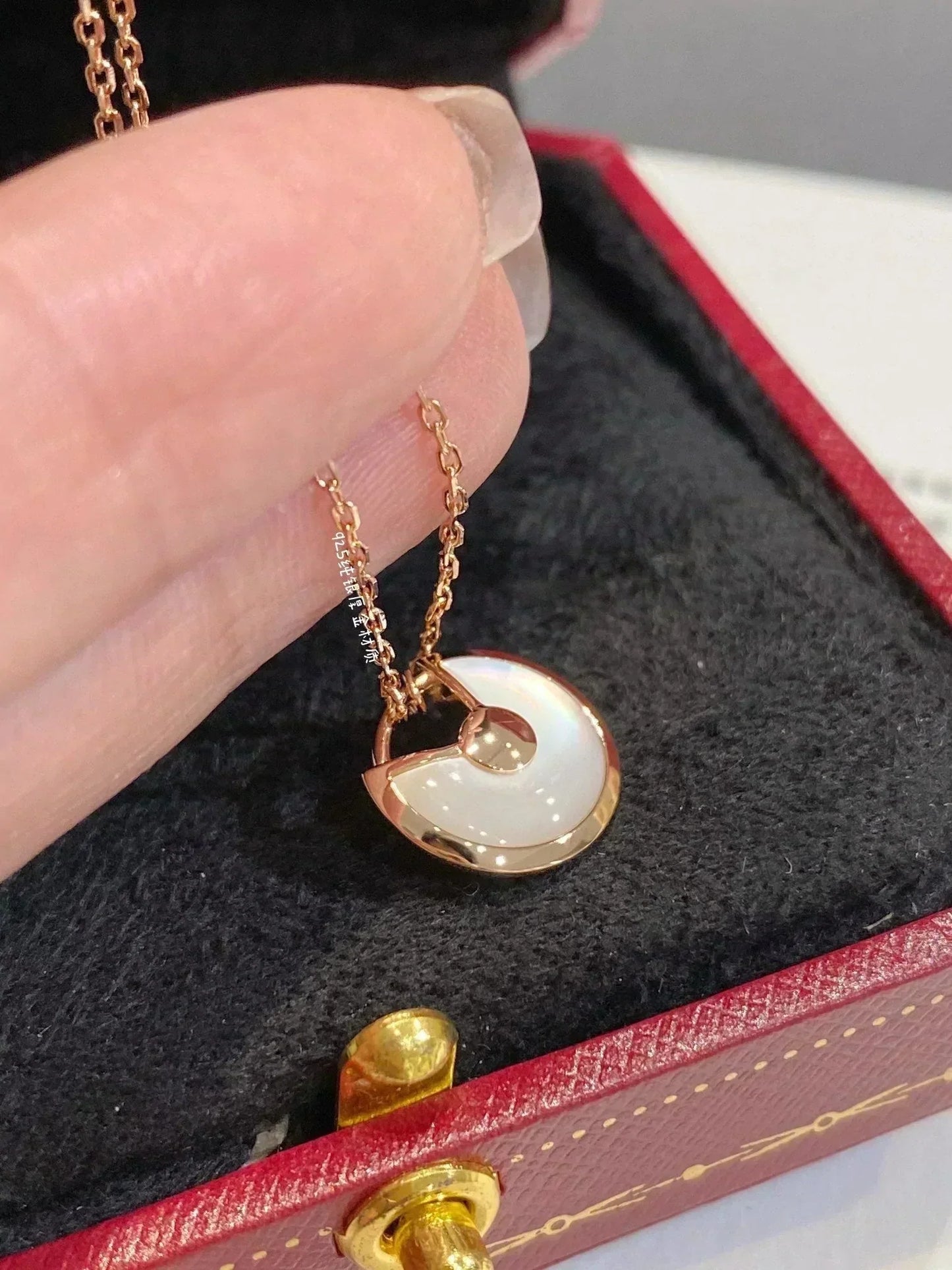 [kincade]AMULETTE ROSE GOLD MOP NECKLACE