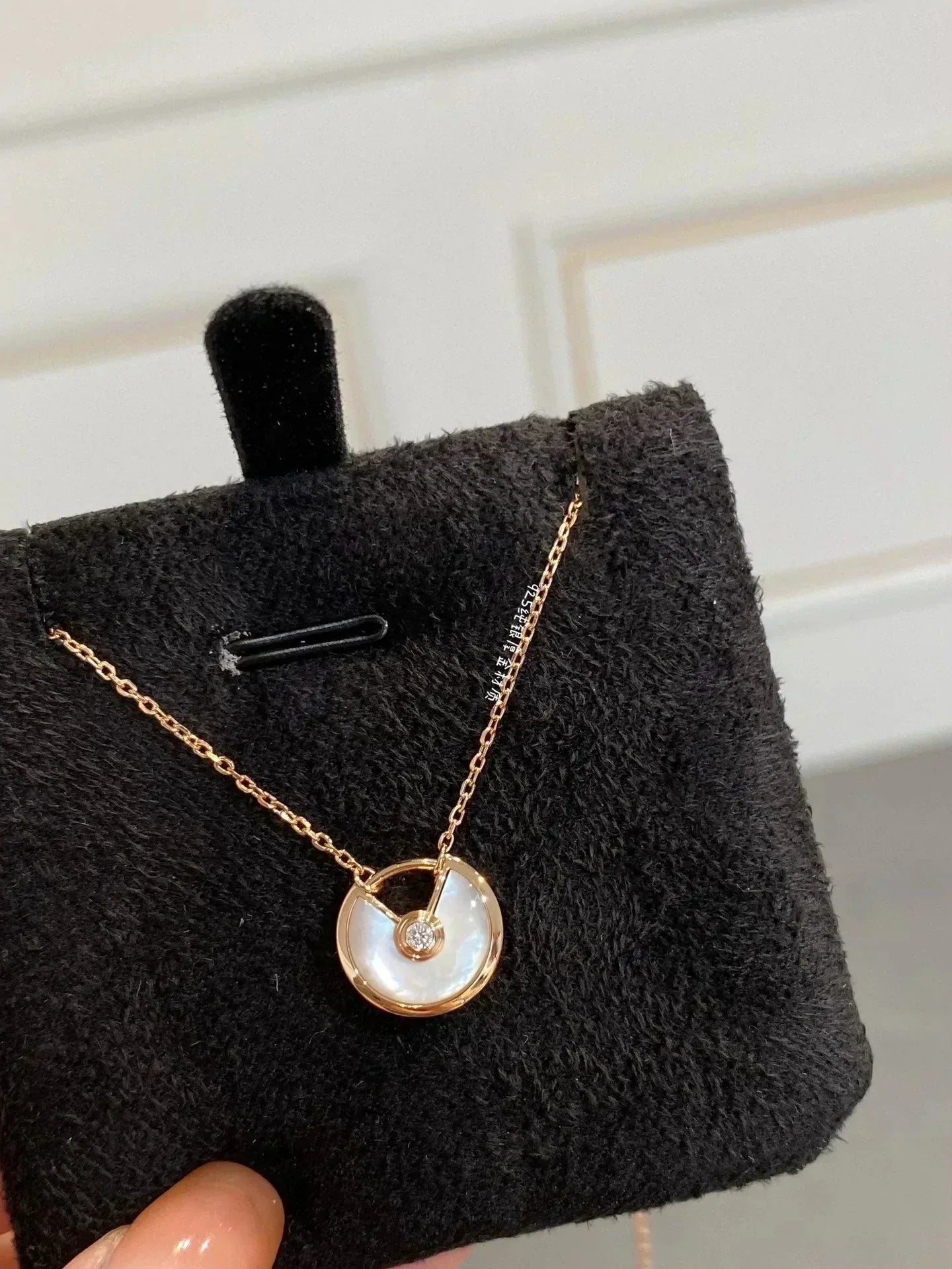 [kincade]AMULETTE ROSE GOLD MOP NECKLACE