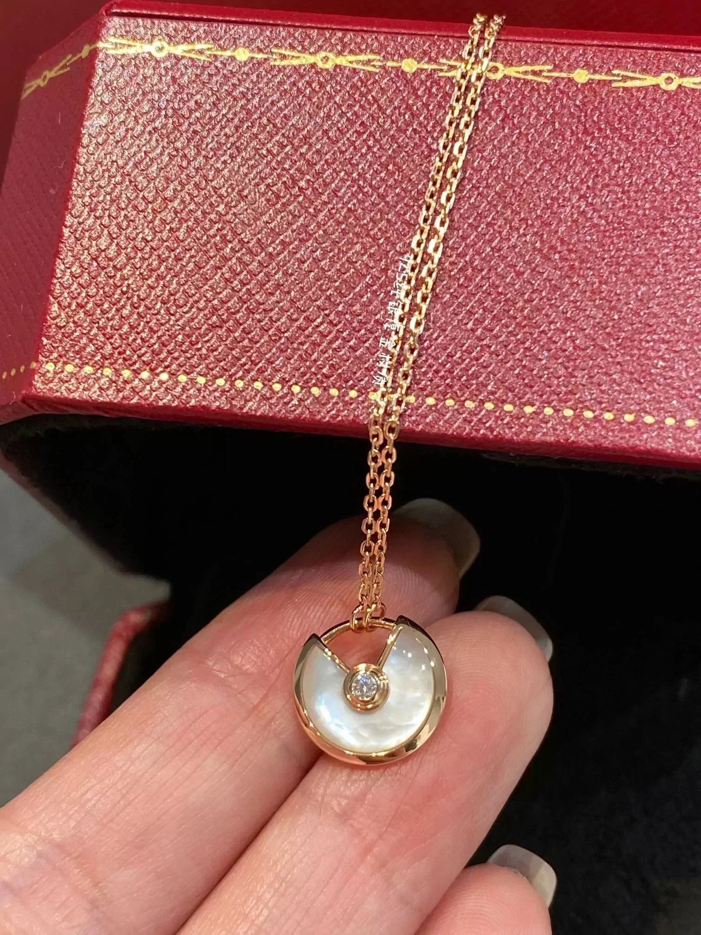 [kincade]AMULETTE ROSE GOLD MOP NECKLACE