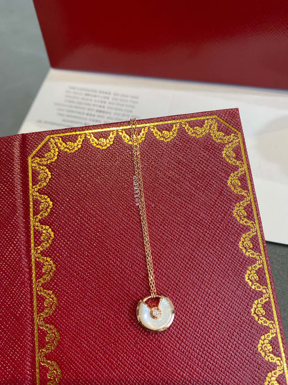 [kincade]AMULETTE ROSE GOLD MOP NECKLACE