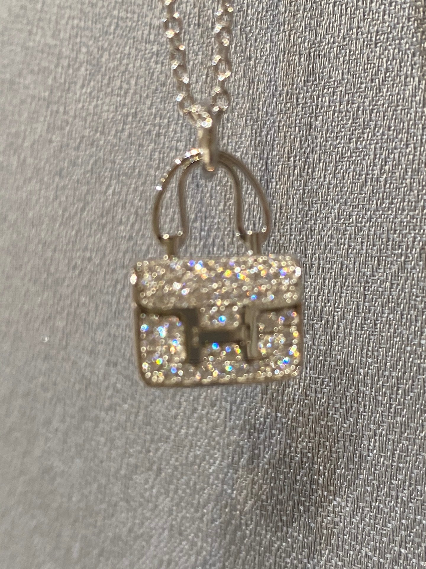 [kincade]CONSTANCE PEDANT DIAMOND NECKLACE