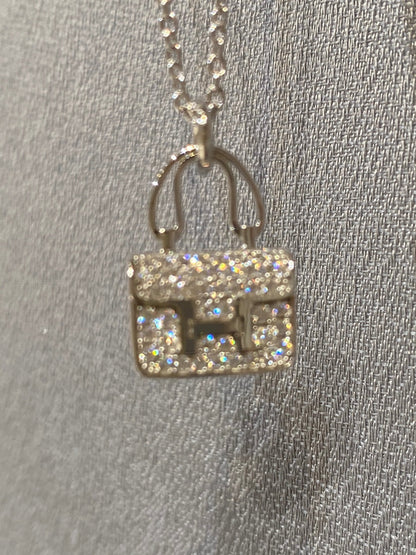 [kincade]CONSTANCE PEDANT DIAMOND NECKLACE