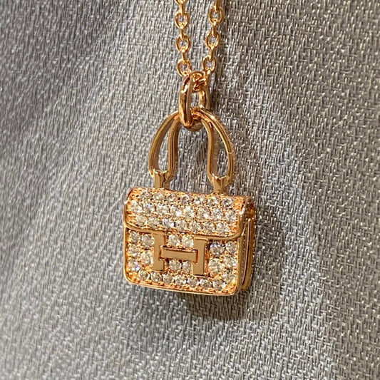 [kincade]CONSTANCE PEDANT DIAMOND NECKLACE