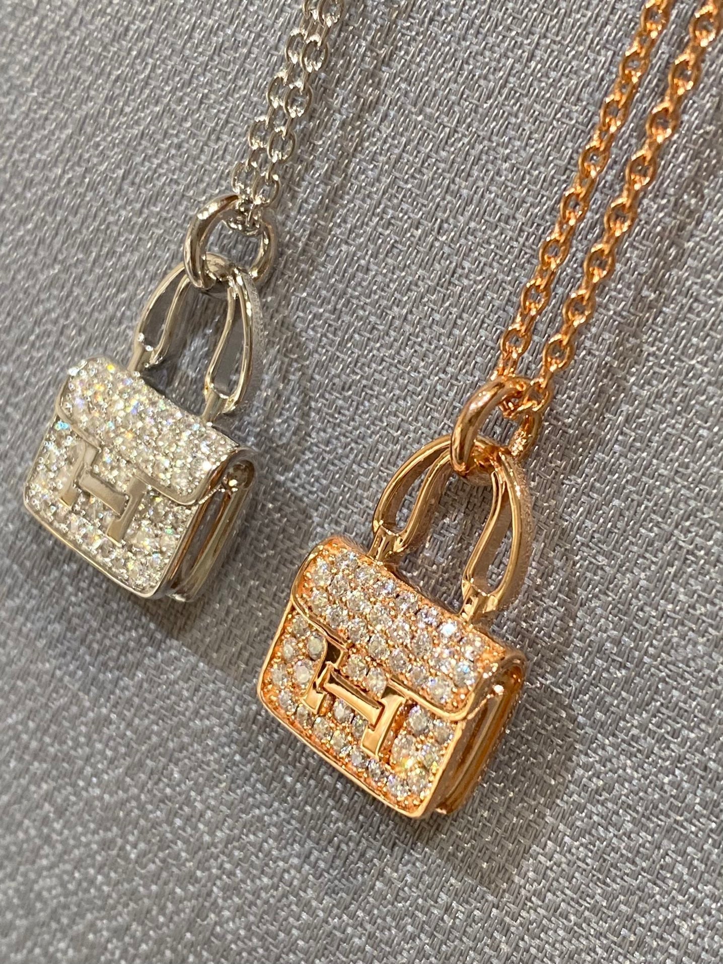 [kincade]CONSTANCE PEDANT DIAMOND NECKLACE