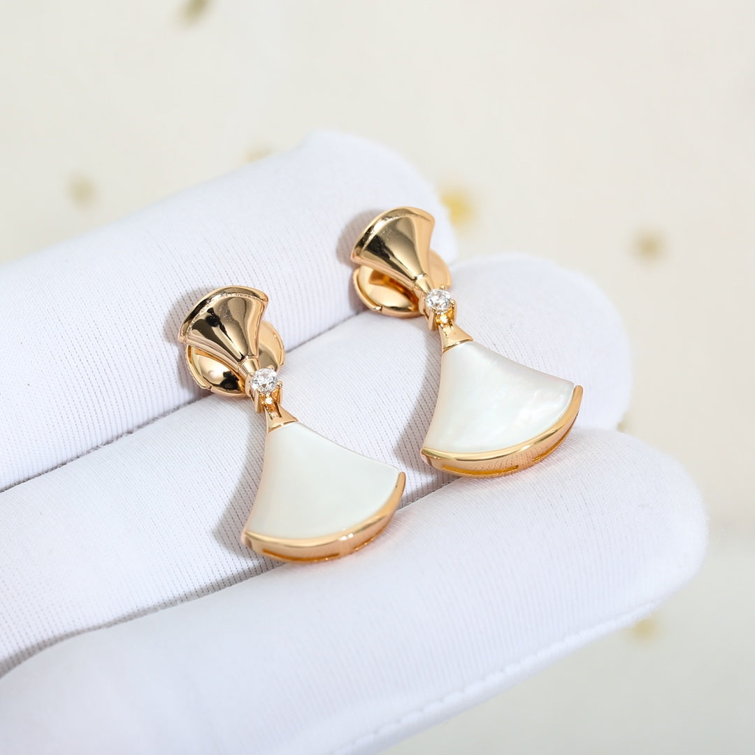 [kincade]DREAM MOP PINK GOLD EARRINGS