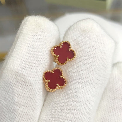 [kincade]CLOVER MINI GOLD EARRINGS