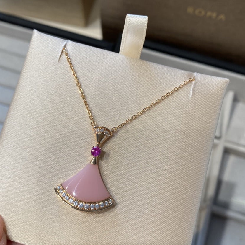 [kincade]DREAM NECKLACE PINK OPAL