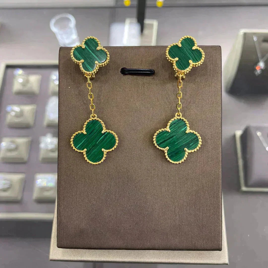 [kincade]CLOVER 2 MOTIFS  EARRINGS (MULTIPLE CHOICESC