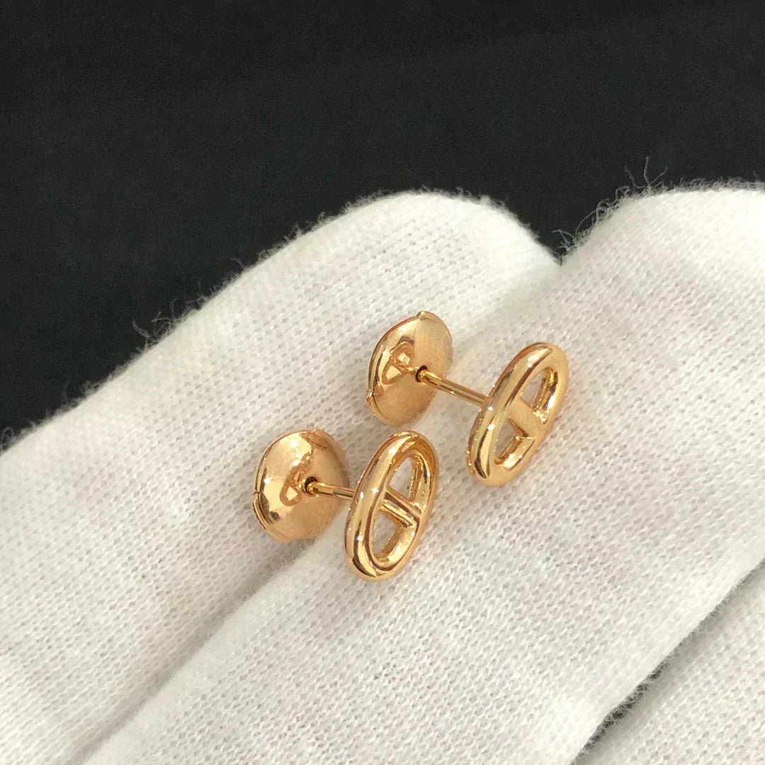 [kincade]CHAINE SMALL EARRINGS GOLD AND SILVER