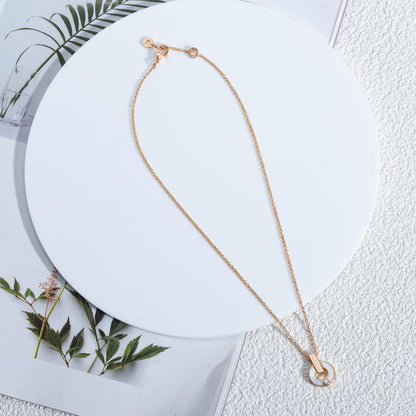 [kincade]GARI NECKLACE PINK GOLD MOP