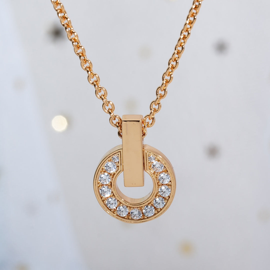 [kincade]GARI NECKLACE PINK GOLD DIAMOND