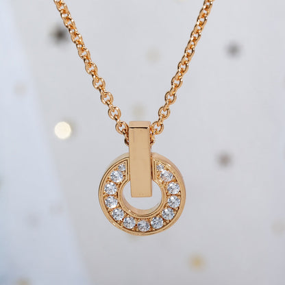 [kincade]GARI NECKLACE PINK GOLD DIAMOND