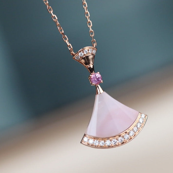 [kincade]DREAM NECKLACE PINK MOP DIAMOND