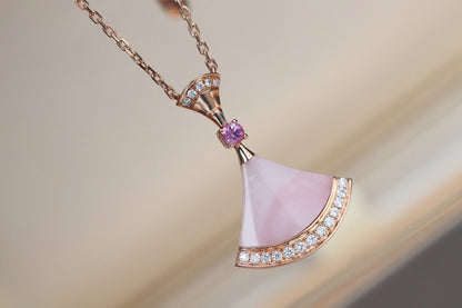 [kincade]DREAM NECKLACE PINK MOP DIAMOND