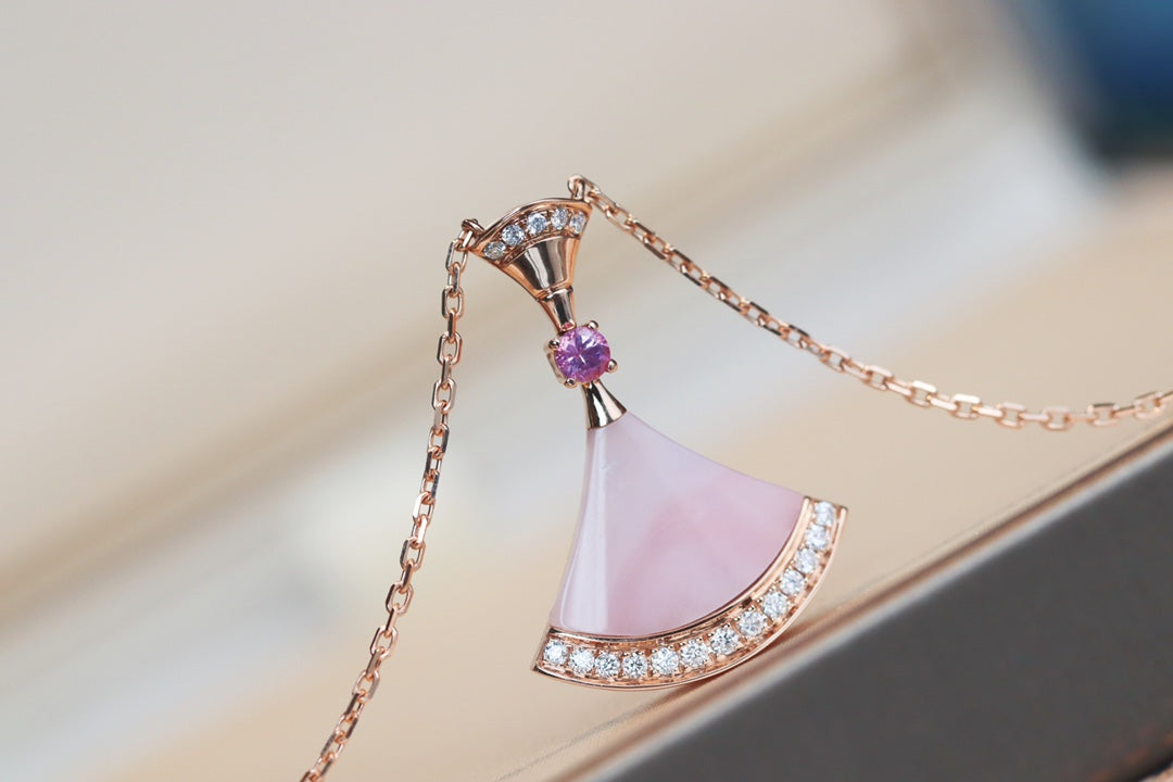 [kincade]DREAM NECKLACE PINK MOP DIAMOND